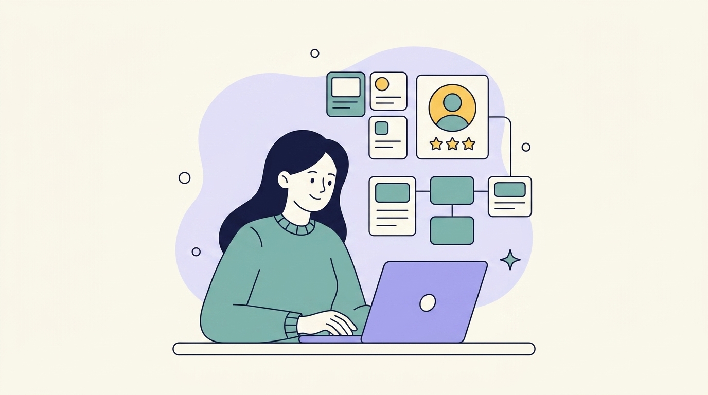 Custom portals web and mobile application development illustration